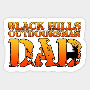 Black Hills Outdoorsman Dad Sticker